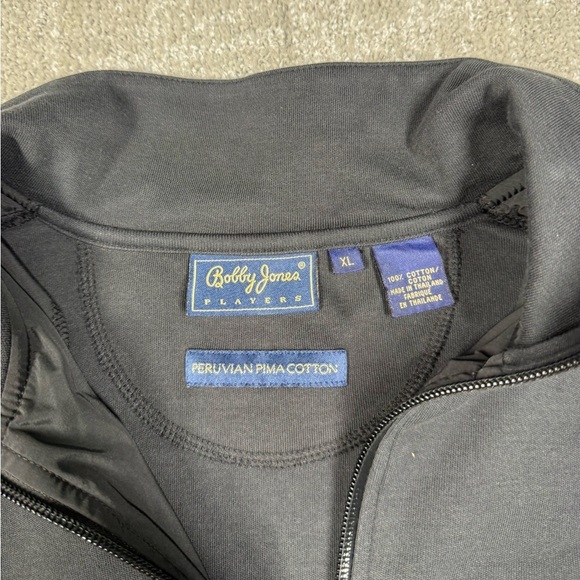 Bobby Jones Peruvian Pima Cotton Mens Full Zip Long Sleeve Player Jacket Sz XL - Picture 3 of 7